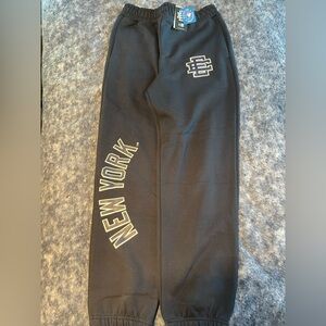 Black Eric Emanuel New York Sweatpants Small